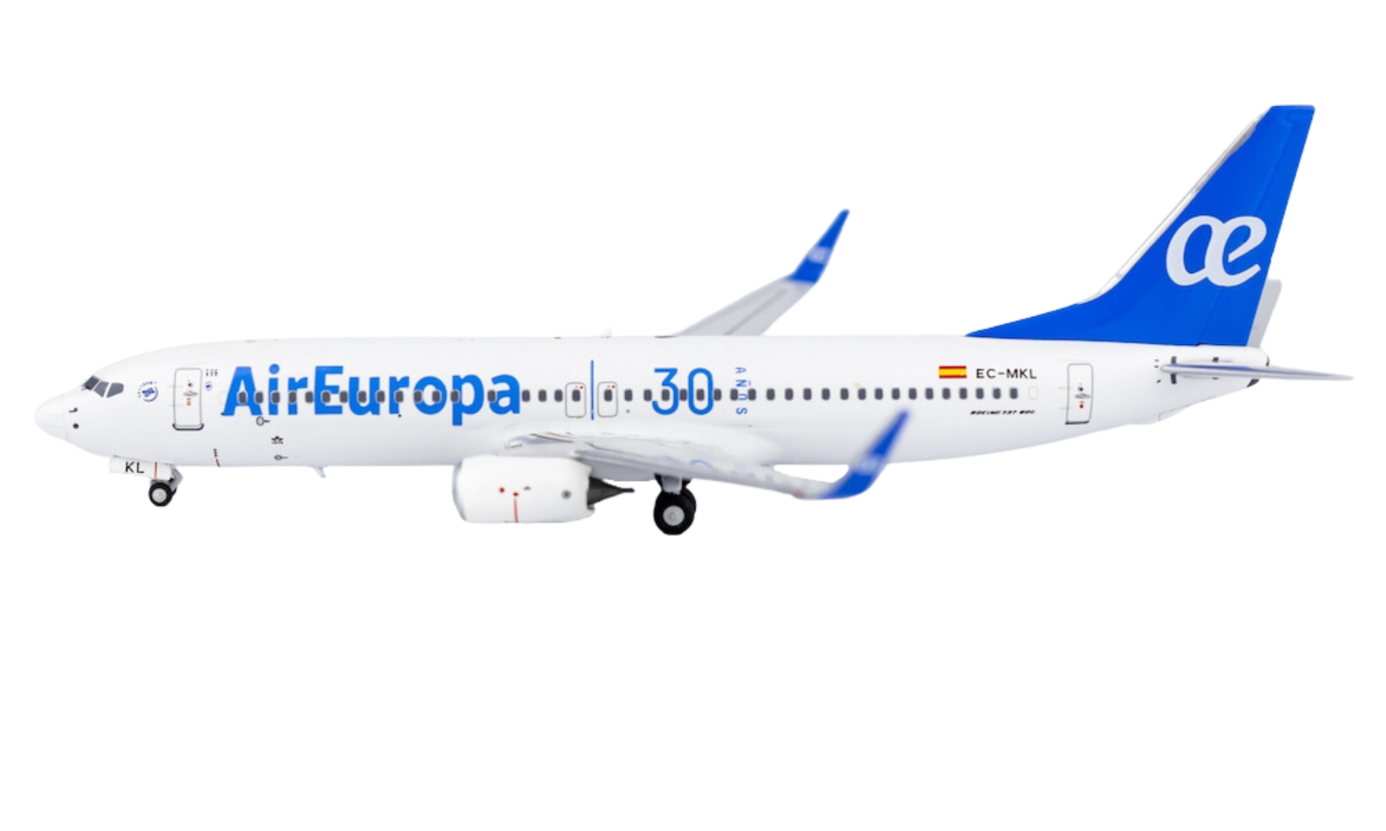 Maqueta Boeing B737-800 Air Europa EC-MKL "30 años" 1/400